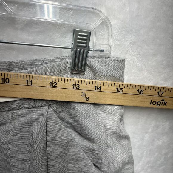 Wilfred Aritzia Allant Cropped Tie-waist Linen Blend Trousers Womens Sz 4 Pants - Picture 9 of 14